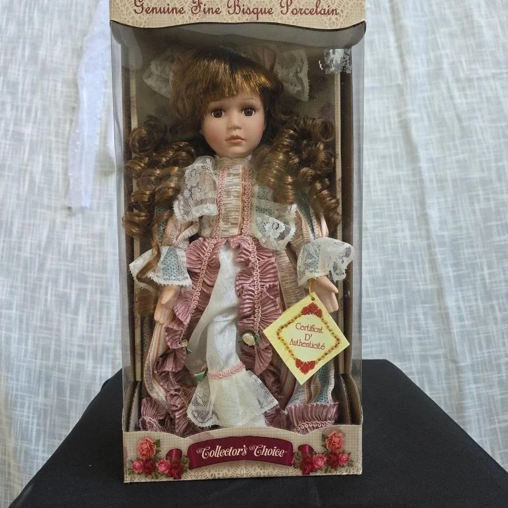 Collectors Choice Genuine Fine Bisque Porcelain Doll